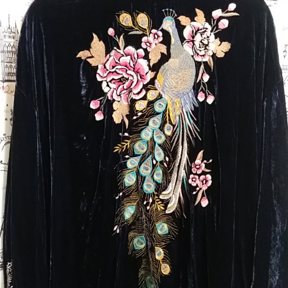 COPY - Worn 1x Johnny Was Velvet Kimono